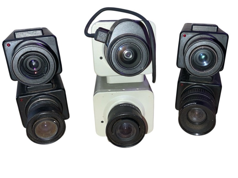Lot of 6 Oscar OS-30II/ Computar Color CCD Camera Surveillance Cameras gallery