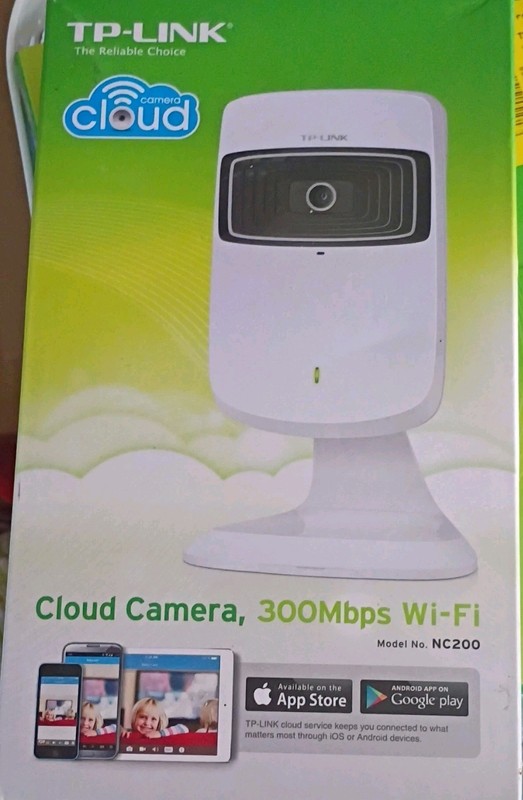 NEW TP-Link NC200 Cloud Camera 300Mbps Wi-Fi White SECURITY SYSTEM MONITORING