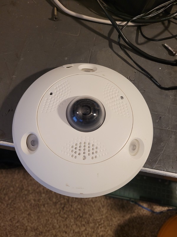 ONVIF IP WIRED 360 6MP cctv camera white