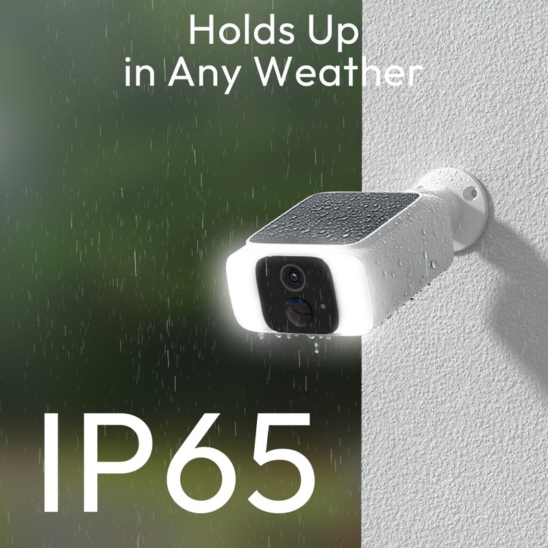 Dual Band WiFi6 Solar Battery Power Wireless Security Camera 4MP Outdoor camera gallery