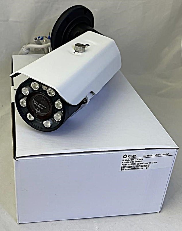 Veilux VBIP-12V-H5Z 12MP IP PoE Bullet Security Camera, Motorized Zoom, IR 80m gallery