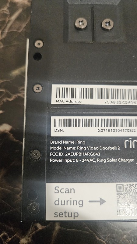 Ring Video Doorbell 2nd Gen/ Unlocked/ With Battery. gallery