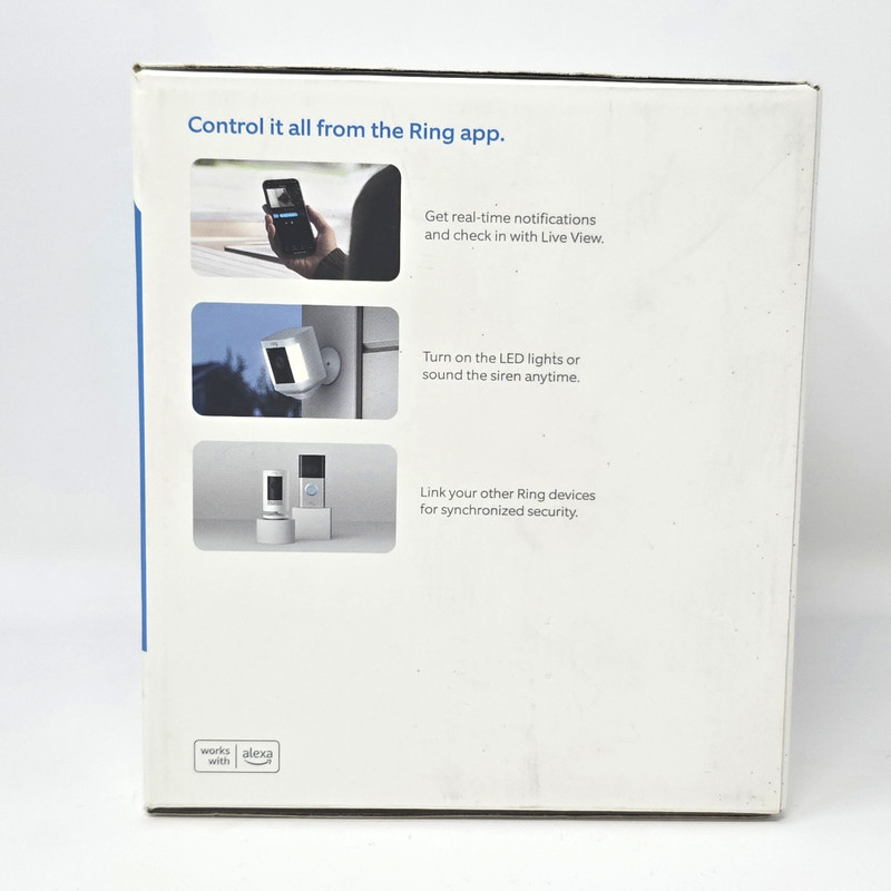 Ring Spotlight Cam Plus Camera 2-Pack Indoor/Outdoor Wireless Battery NEW SEALED gallery