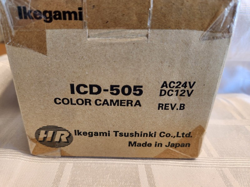 IKEGAMI ICD-505 CCTV Color Camera W/ 3.5-8mm 520TVL Security Surveillance Untest gallery