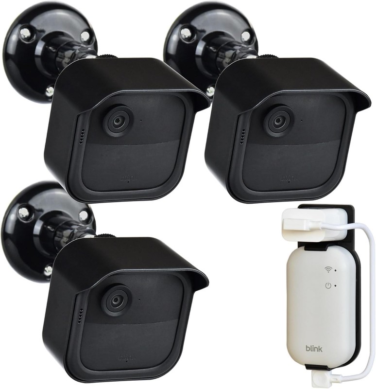Durable Weatherproof Blink Outdoor Camera Mount Bracket - 3-Pack with gallery