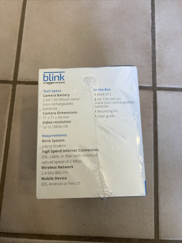 1 Blink XT2 Wi-Fi 1080p Indoor/Outdoor Security Camera Add-on Camera NEW Sealed gallery