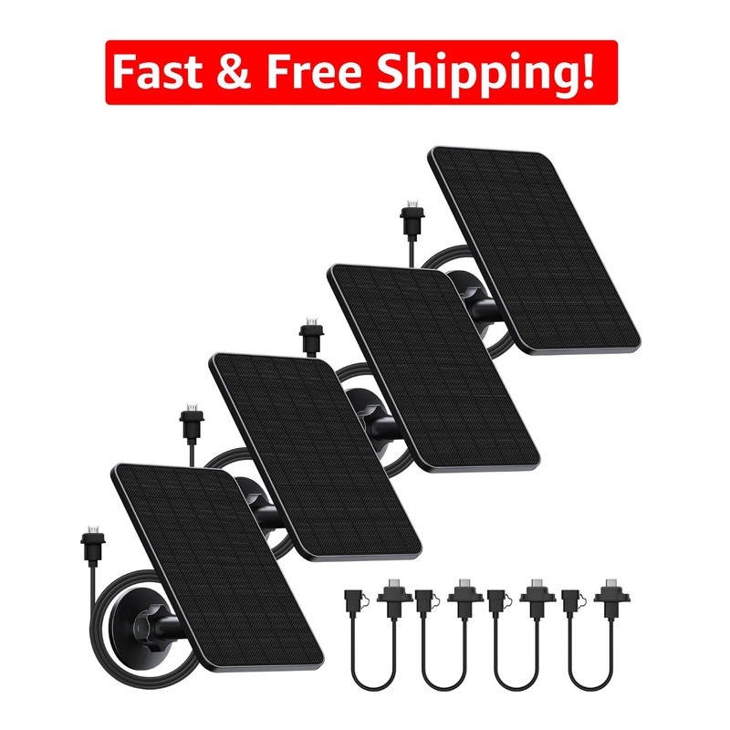 Continuous Power Solar Panel Pack – Designed for Blink Outdoor Security Cameras