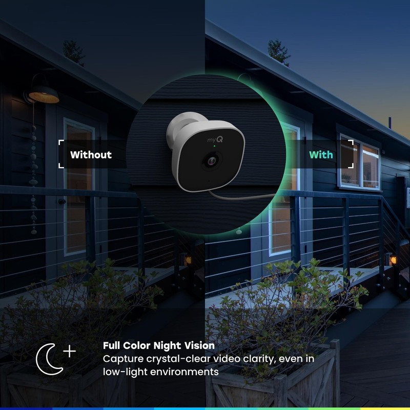 CHAMBERLAIN myQ Smart Outdoor Wired Camera gallery
