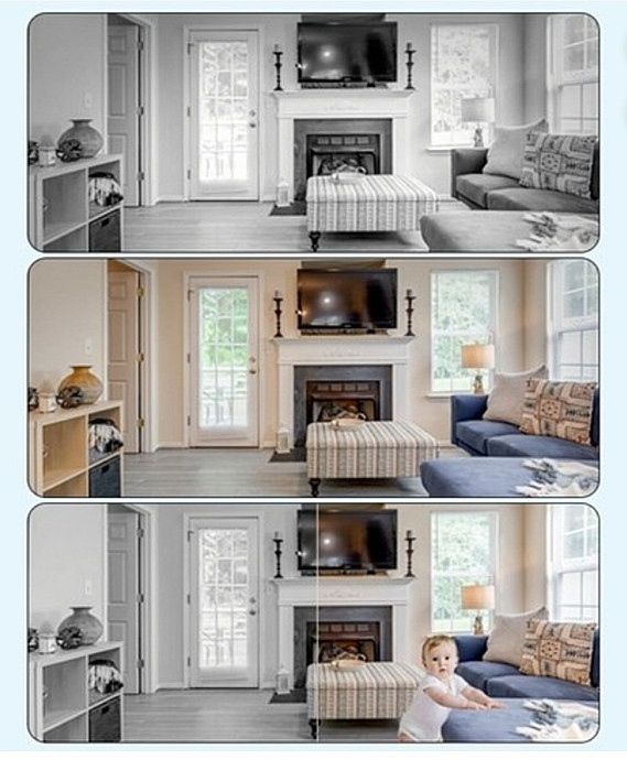 3MP Home Security Camera Wi-Fi 64GB SD Card Included gallery