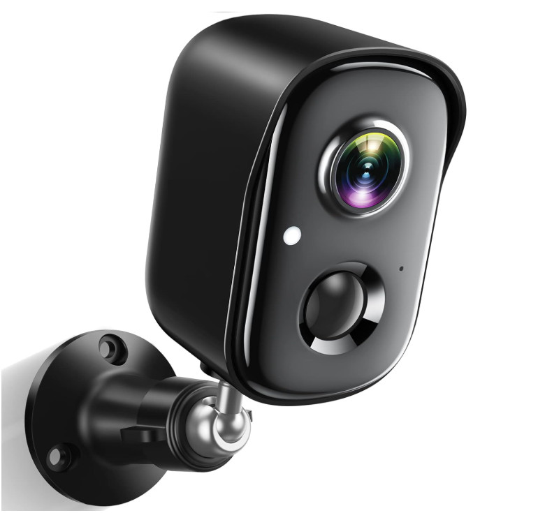 Cámara exterior 2K con batería, audio bidireccional y almacenamiento SD/nube