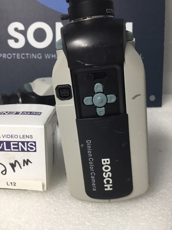 Bosch LTC0455/21 Security Color Camera W/ New 12mm Fixed Lens 540TVL OSD TESTED! gallery