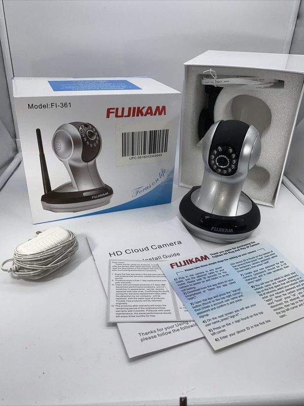 Fujikam FI-361 Wireless Two-Way Audio Night Vision IP/Network Security Camera