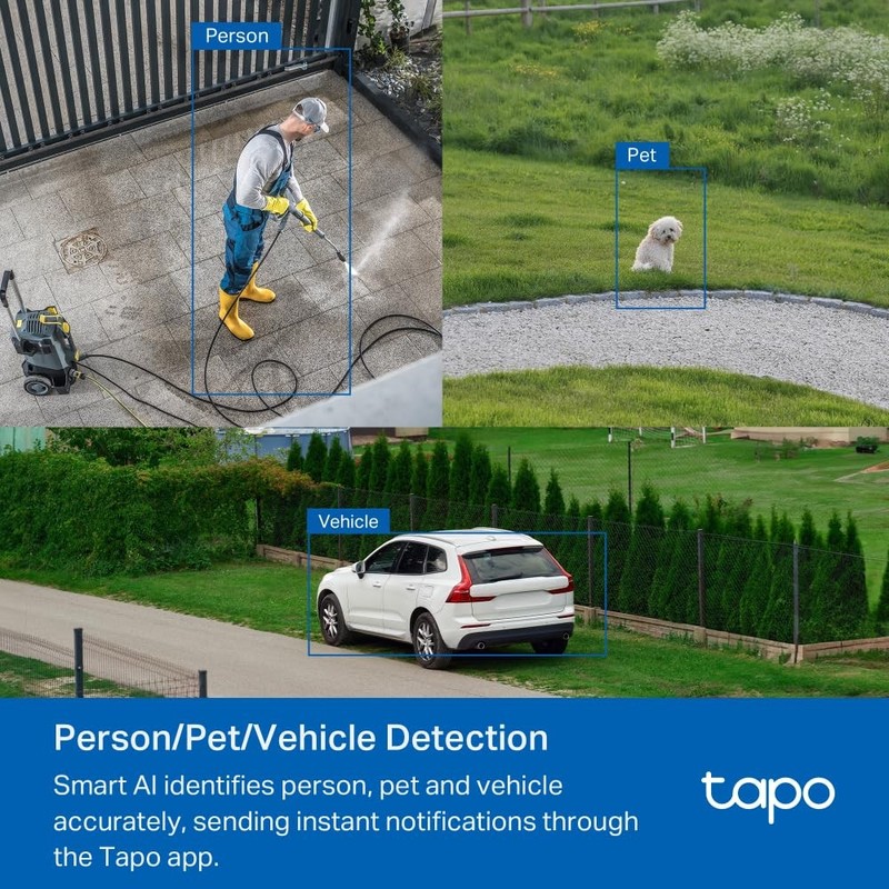 Security Wi-Fi Camera 3K 5MP Outdoor Pan/Tilt 360° IP66 VistaCam 360° Alexa gallery
