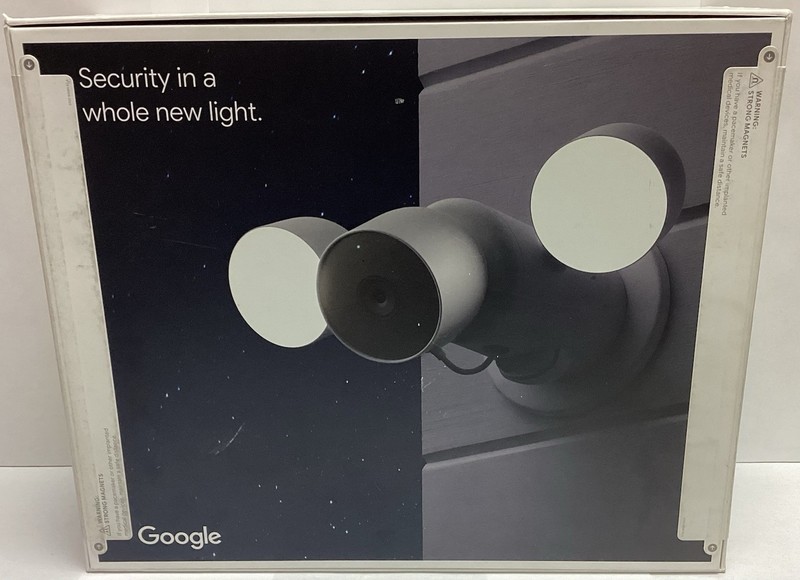 NEW Google Nest Cam with Floodlight Outdoor Security Camera GPLE9 G3AL9 White gallery
