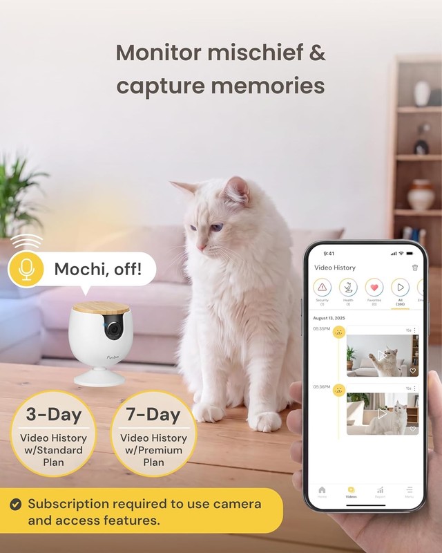 Mini Pet Camera [Subscription Required] Unlock Camera w/Paid Plan Home Security gallery