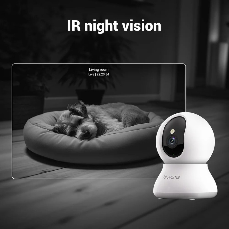2Pcs 2K Indoor Security Camera with One-Touch Call & Smart Notifications gallery