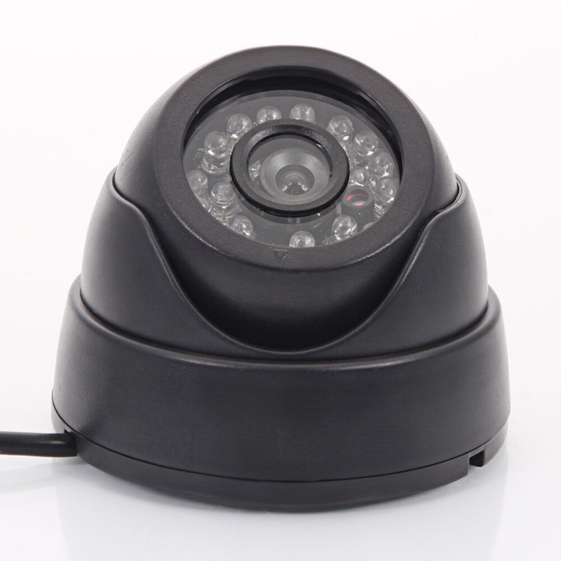 1200TVL 3.6mm 24 LED Outdoor Security IR Night Vision CCTV Camera Monitor