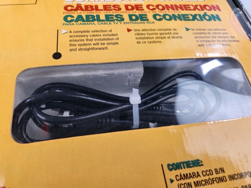 Vintage Rare Video Security OS 100 RCA Camera HOME SENTINEL Box Set Cable Works! gallery