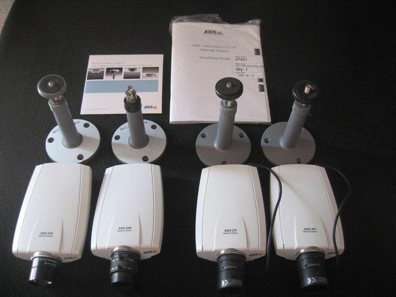 AXIS (SET OF 4* Camera) 2* 211 + 2* 210 + MANUAL + CD-ROOM