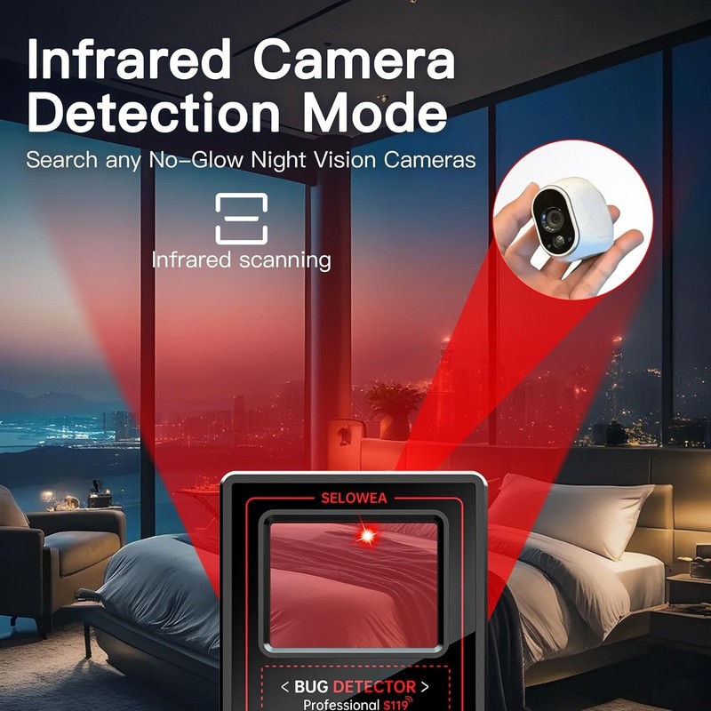 Hidden Camera Detector Professional RF Bug Detector Anti Spy Finder GPS Tracker gallery