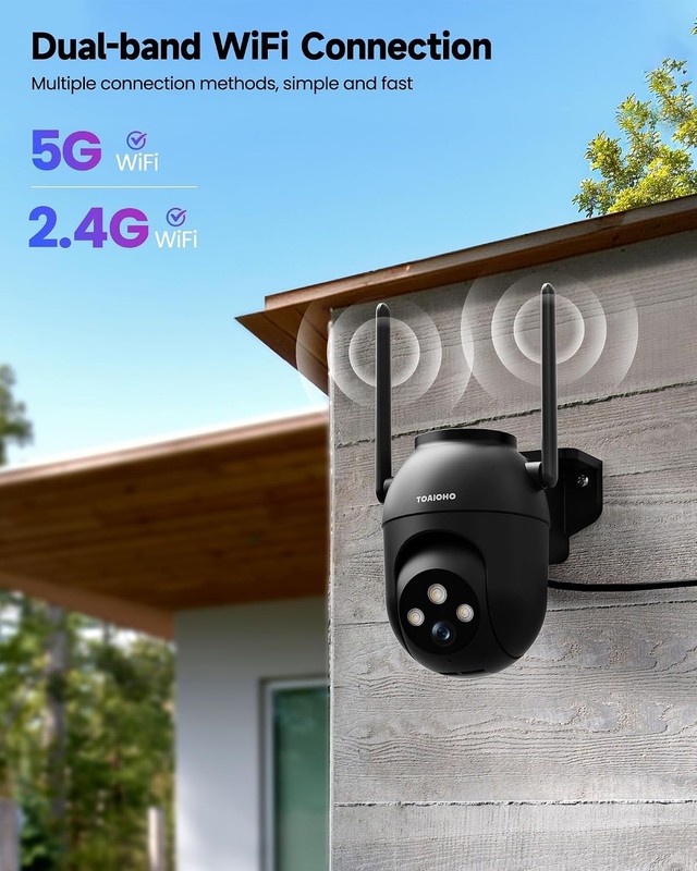 Advanced 3MP Waterproof Camera - 24/7 Recording & Motion Detection Technology gallery