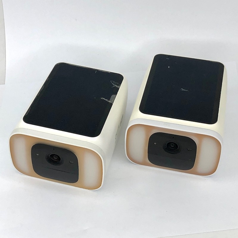 2-Pack Eufy Security Solo Cam S40 2K Solar Wireless Home Security Cameras T8124