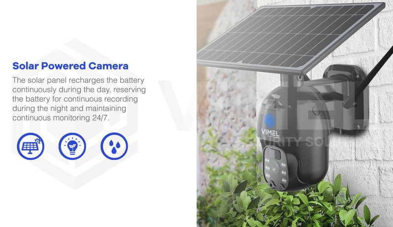 4G Wireless Solar Security Farm Camera PIR QHD 2K LIVE Night Vision PTZ gallery
