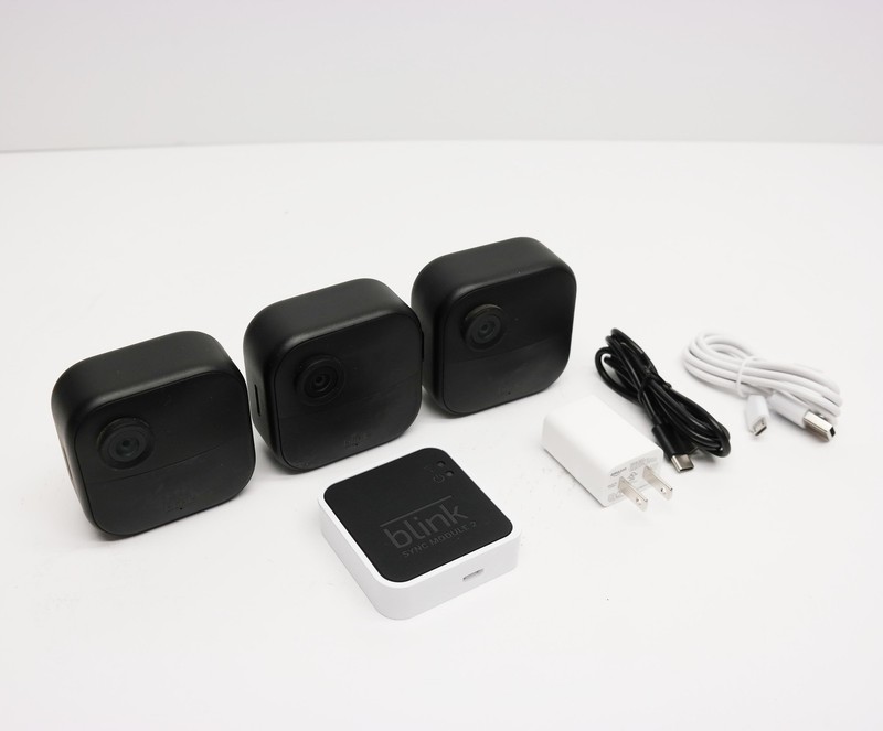 Blink Outdoor 4 (4th Gen) 3 Camera Wireless HD 1080p Home Security System