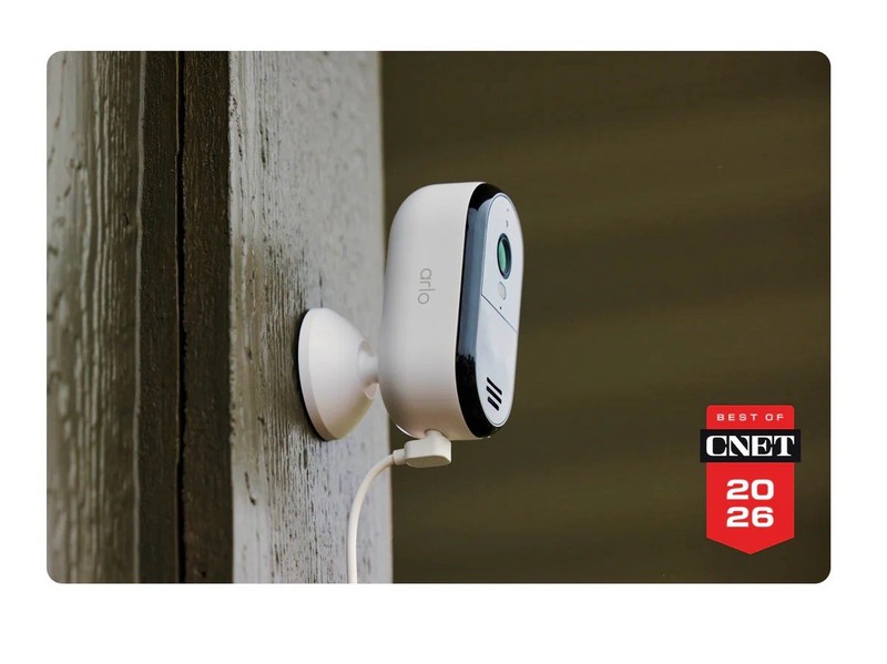 Arlo - Essential Outdoor Security Camera 2K, 2 Pack ( 2025) gallery