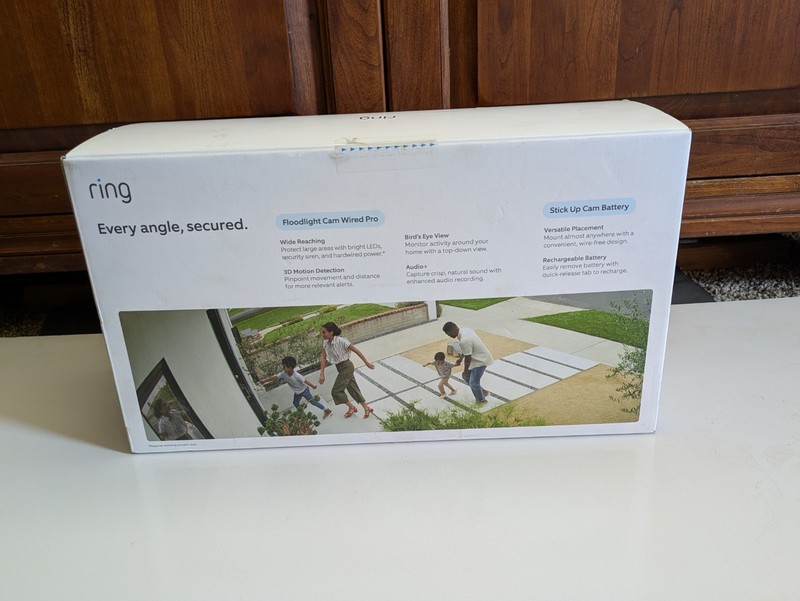 New (Open box) Ring Floodlight Cam Wired Pro and Stick Up Cam Battery gallery