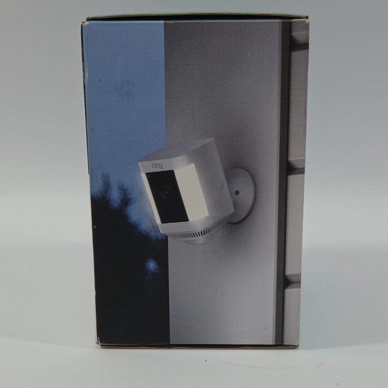 New Ring Spotlight Cam Plus Home Security Camera White gallery