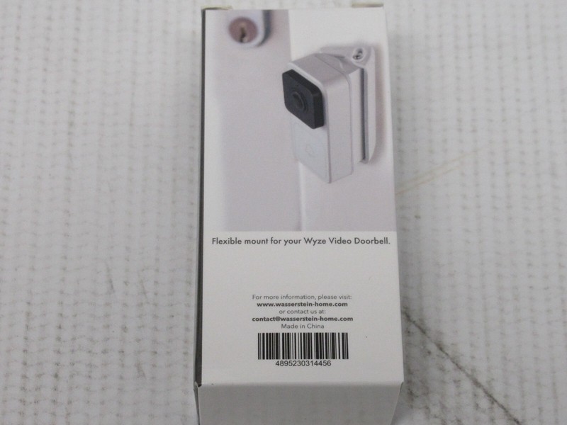 Wasserstein Horizontal Wall Mount for Wyze Video Doorbell - Titling Angle White gallery