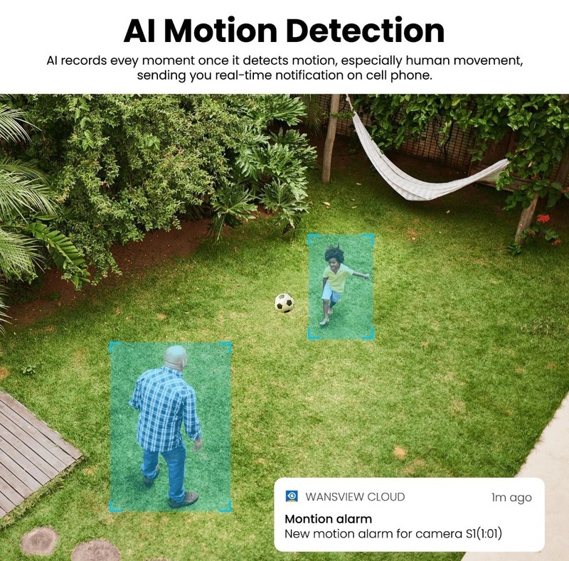 Cameras for Home Security-2K Wireless Security Camera Outdoor with AI Motion Det gallery
