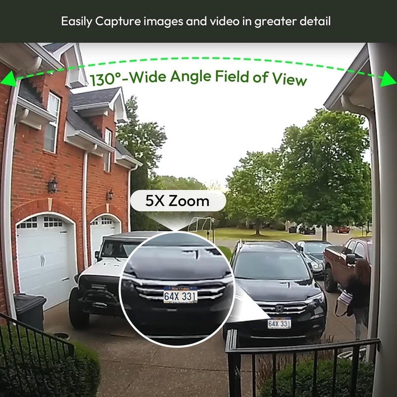 Solar Security Camera Outdoor Wireless, 5GHz/2.4GHz WiFi Camera For Home gallery
