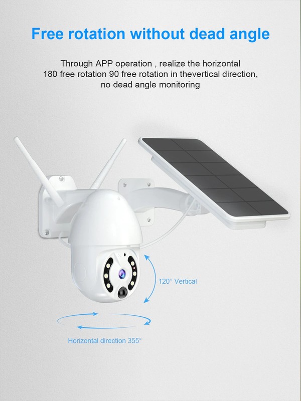 Solar Camera Ptz 4G 5mpx Video Surveillance gallery