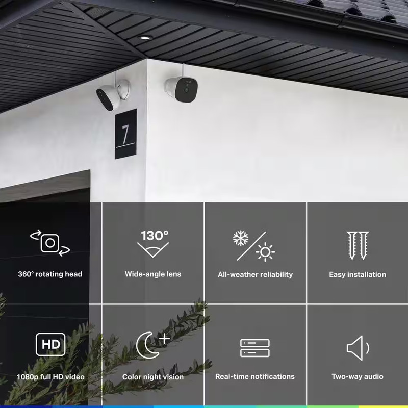 Myq Smart Outdoor Wired Security Camera gallery