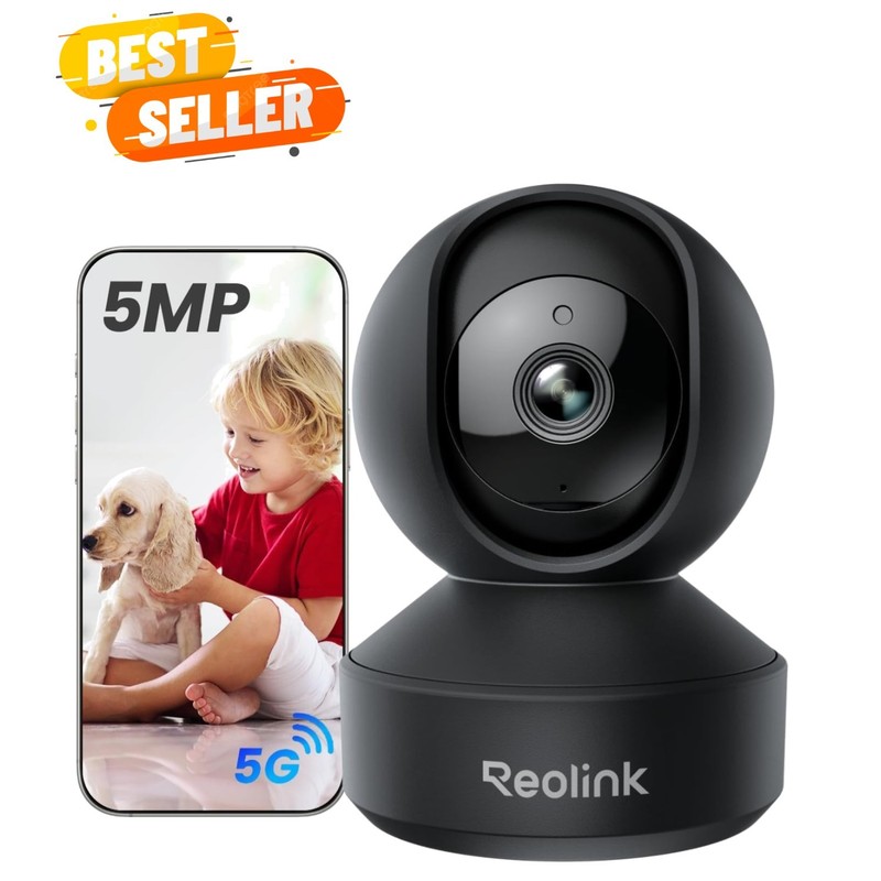 Smart 3K Wi-Fi Camera with Two-Way Audio & Night Vision for Family Monitoring