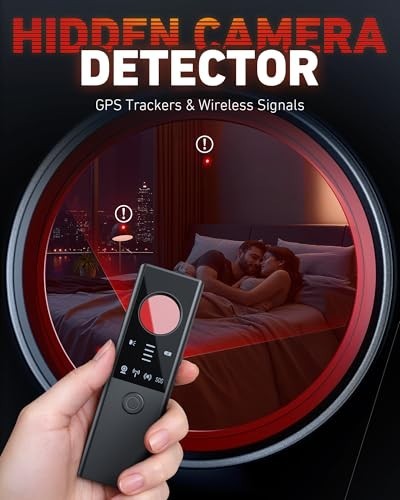 6-in-1 Anti-Spy Hidden Camera & GPS Bug Detector, Signal Scanner, Rechargeable P gallery