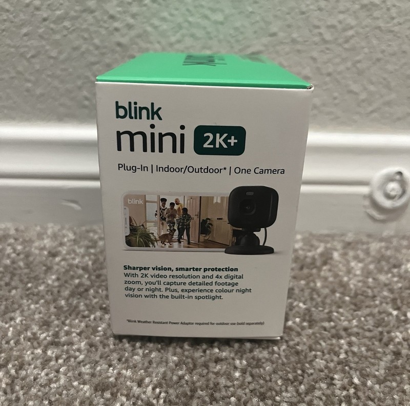 Blink - Mini 2K+ Compact plug-in security camera, 2K video resolution, Black gallery