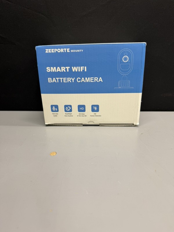Zeeporte Smart AI Battery Camera CG6S – 2 Pack White