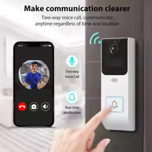 EseeCloud Video Doorbell Camera 5MP 5G/2.4G WiFi 4500mAh Battery Audio Door Bell gallery