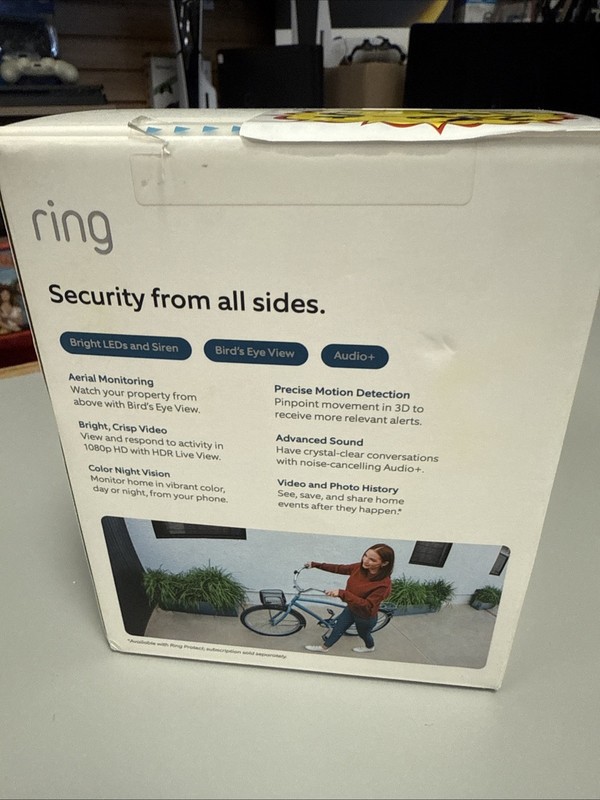 Ring Spotlight Cam Pro Wireless 1080p Battery Surveillance Camera- White SEALED✅ gallery