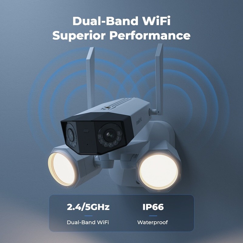 Reolink Duo Floodlight WiFi 4K Outdoor Security Camera Dual-Lens 180° FOV IP67 gallery