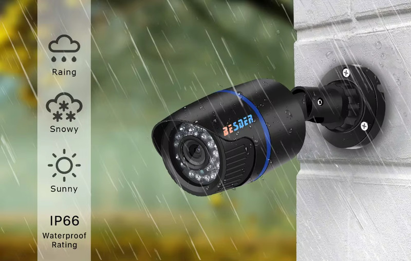 BESDER 4K 8MP 5MP HD H.265 IP Camera 3MP 1080P P2P AI Motion Detection IR Night gallery