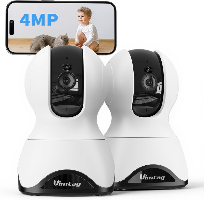 Dual-Band 2.5K Smart Security Cameras for Room & Baby Monitoring with 8X Zoom gallery