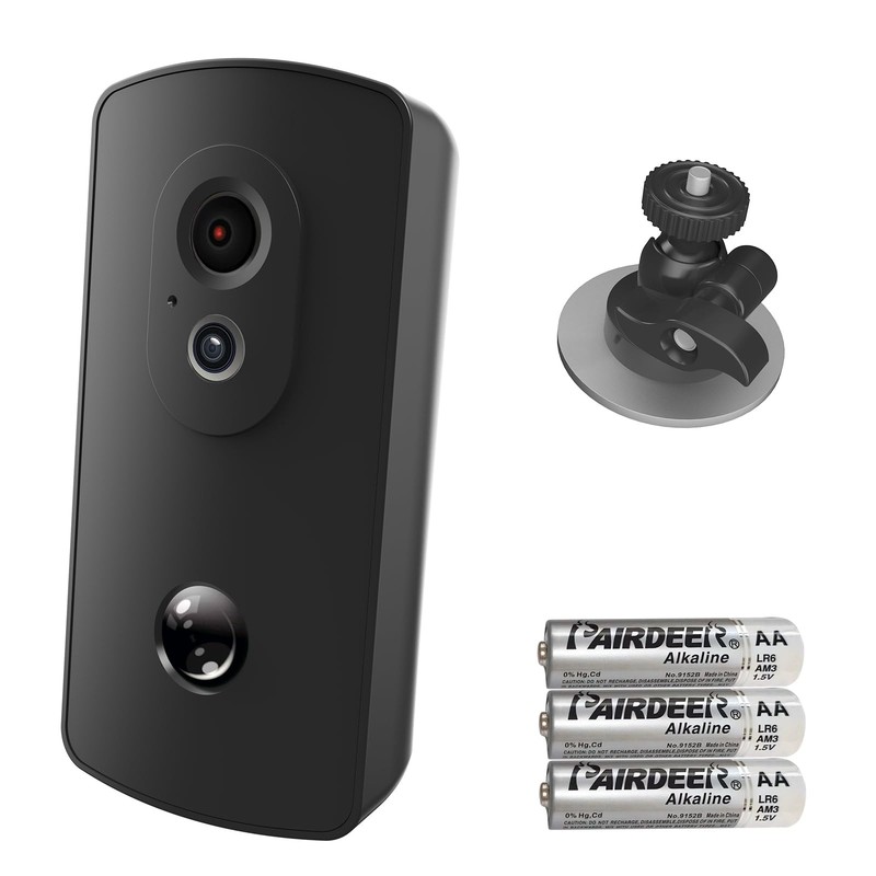 Outdoor Camera Wireless WiFi,AA Battery Operated Home Security Camera, Operat…