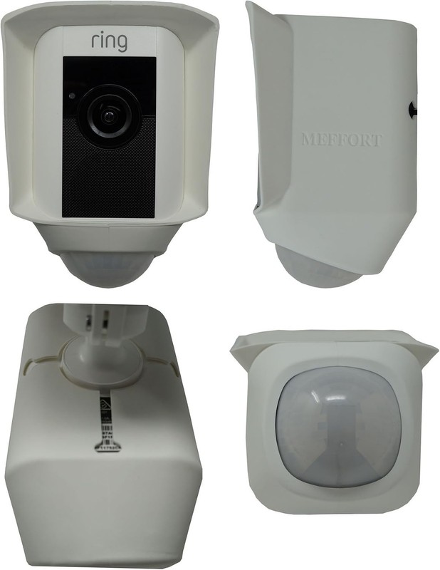 White Silicone Skin Case for Ring Floodlight Cam - 2 Pack gallery
