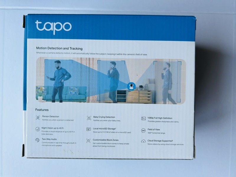TP-Link Tapo Pan/Tilt Home Security Wi-Fi Camera 1080p HD C200 gallery