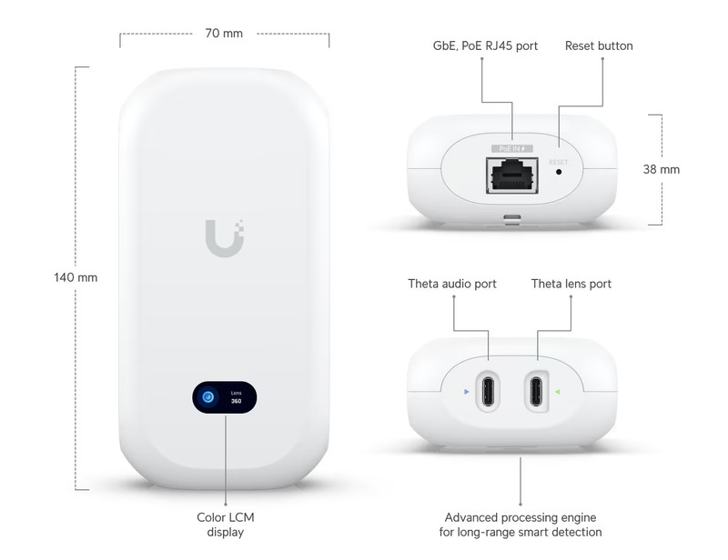 Ubiquiti UVC-AI-Theta UniFi Video Camera AI Theta gallery