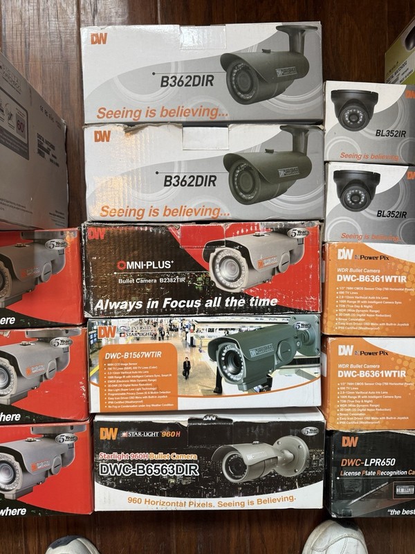 Digital Watchdog DW Camera Lot PTZ Dome Bullet IR Analog CCTV Bundle gallery